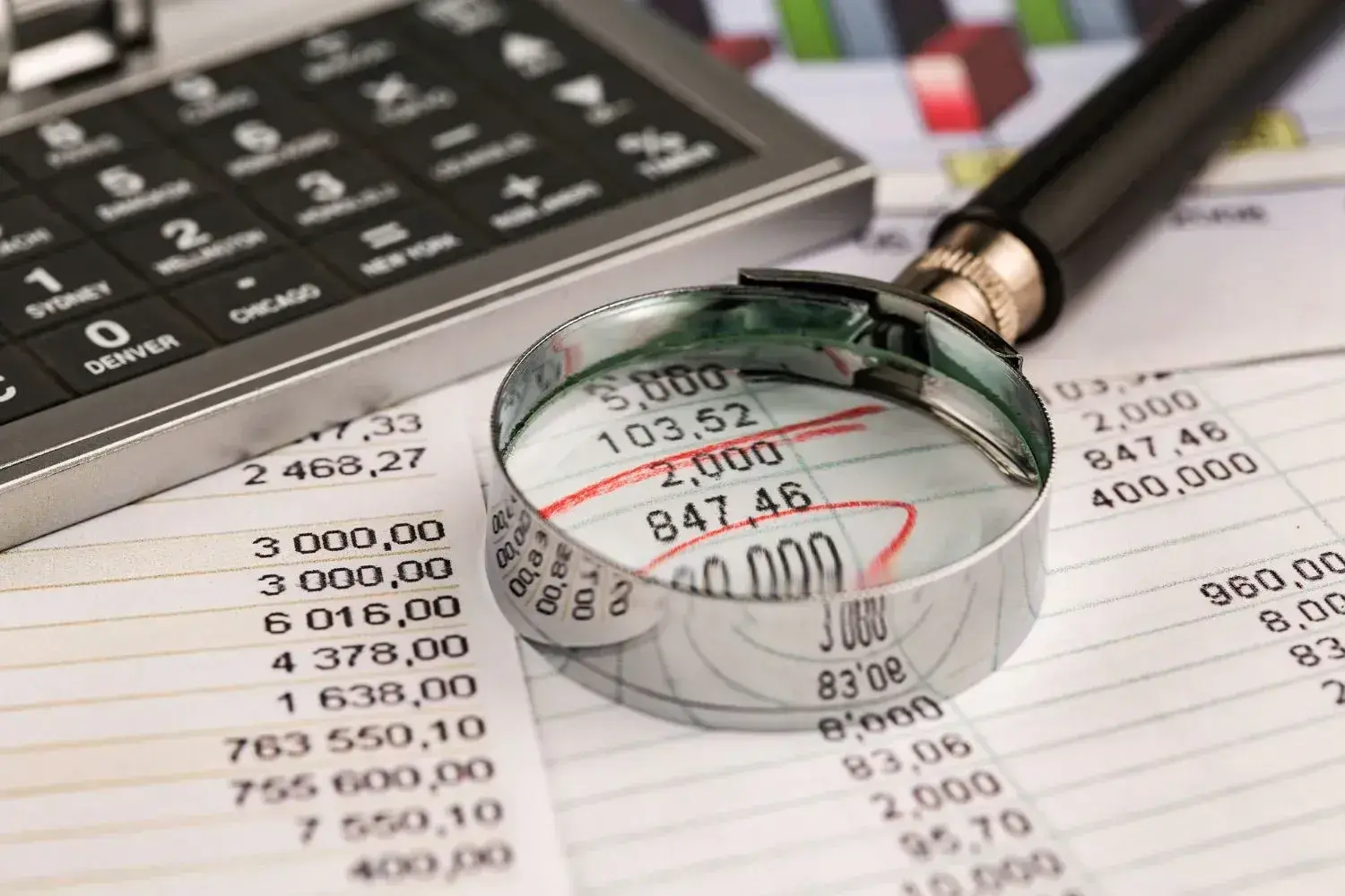 Reviewing tax documents for IRS representation